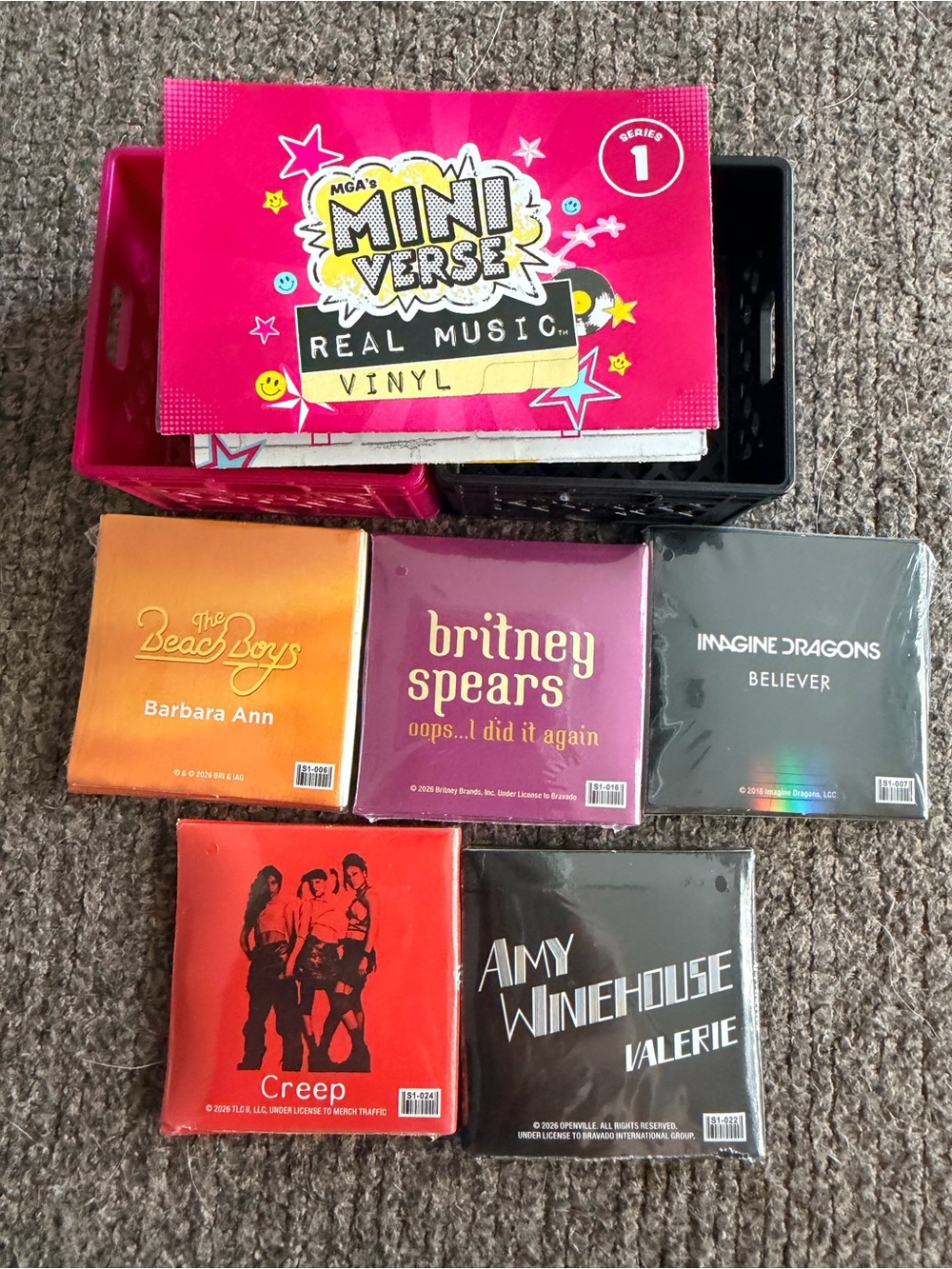 MGA Mini Verse Real Music Vinyl Collection - Pink